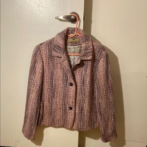 Women's Pink Tweed Jacket
